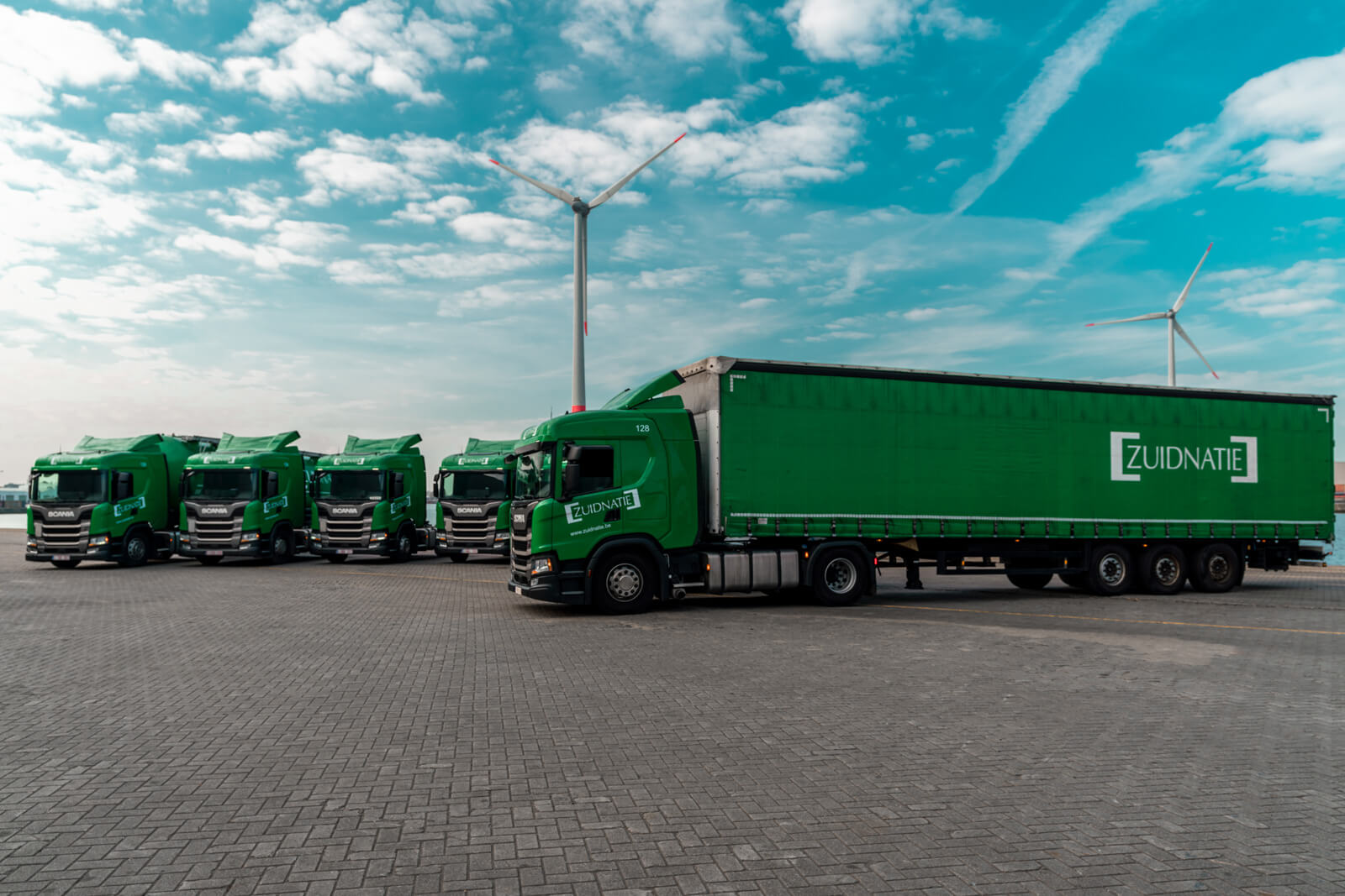 zuidnatie green truck fleet