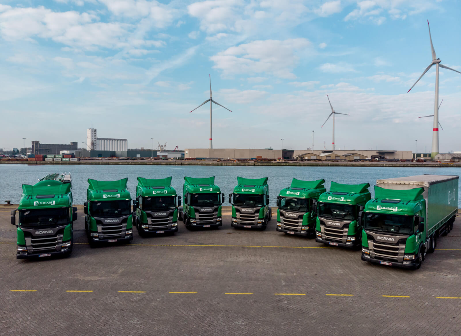 zuidnatie green truck fleet